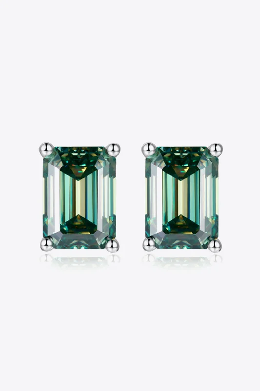Personalized Jewelry Sale – Meaningful Gifts At Great Prices HGA 2 Carat Moissanite Stud Earrings in Green Personalized Jewelry Sale – Meaningful Gifts At Great Prices HGA 2 Carat Moissanite Stud Earrings in Green