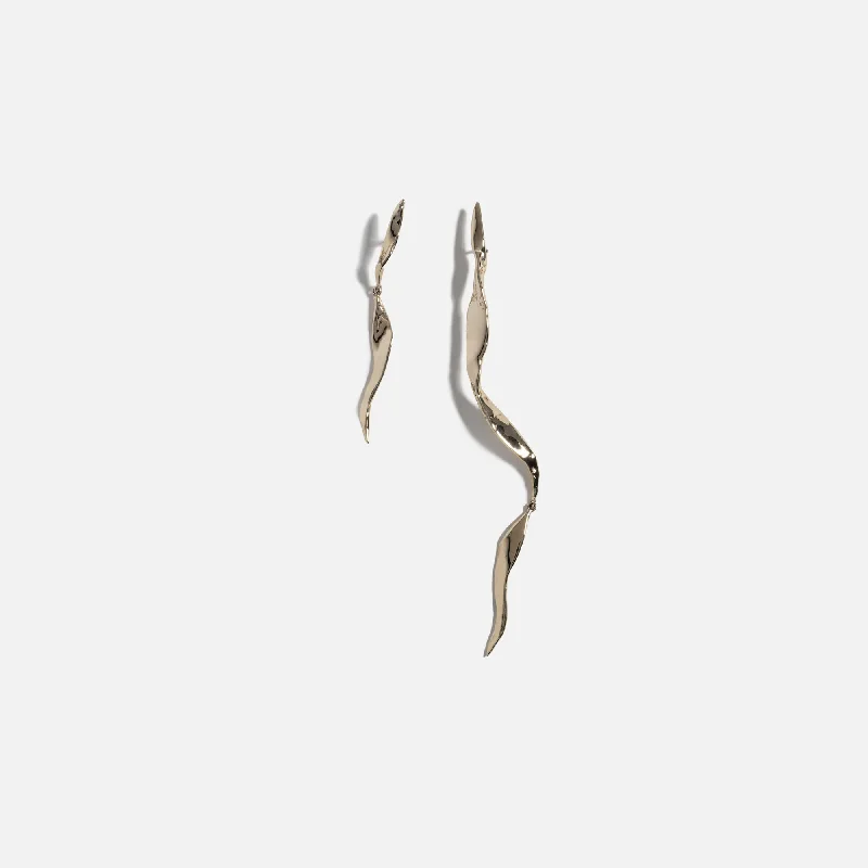 Limited-Stock Jewelry Sale – Once It's Gone, It's Gone Faris Blade Drop Earrings - Gold Limited-Stock Jewelry Sale – Once It's Gone, It's Gone Faris Blade Drop Earrings - Gold