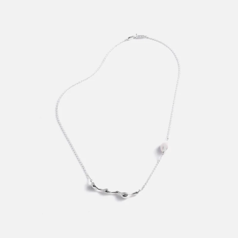 Limited-Time Offer On Elegant Jewelry Pieces Faris Cora Necklace - Silver