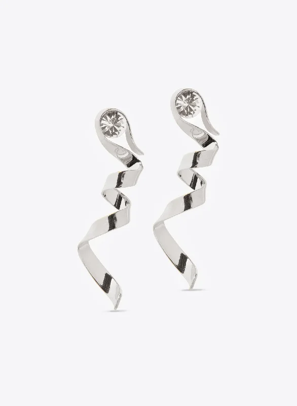 High-End Sparkle, Low-End Prices – Shop Now Swirl earrings