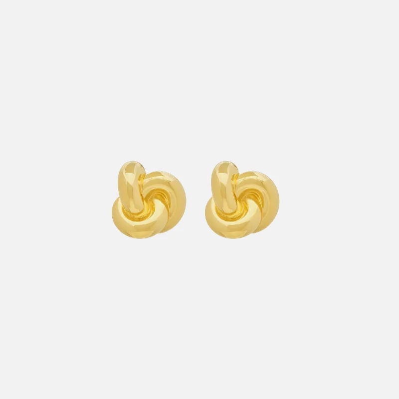 Shop Signature Jewelry Styles At Exclusive Prices Saint Laurent Oversized Knot Earrings - Gold Shop Signature Jewelry Styles At Exclusive Prices Saint Laurent Oversized Knot Earrings - Gold
