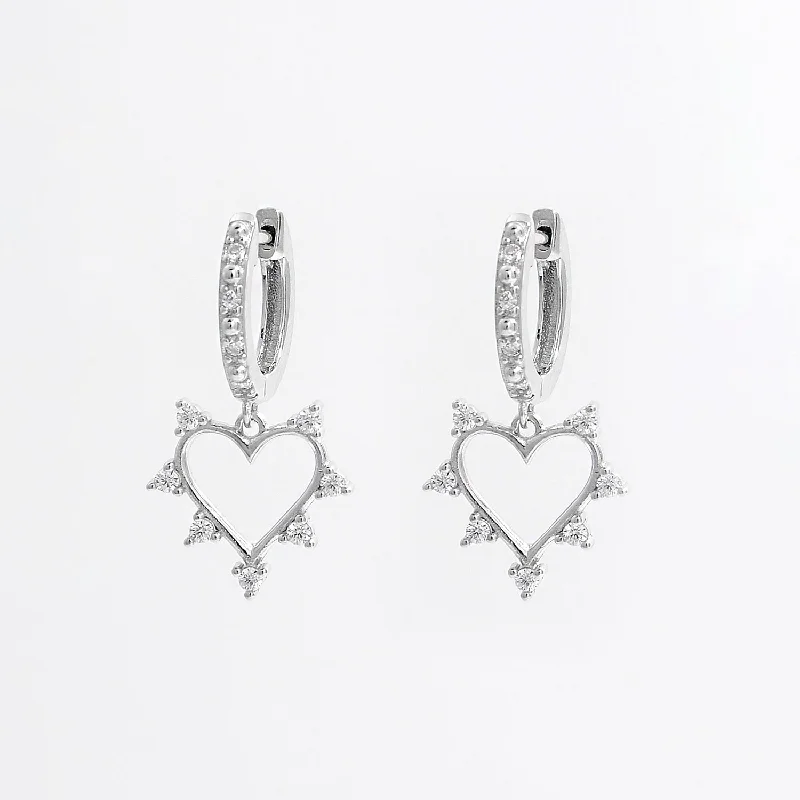Holiday Jewelry Sale – Perfect Gifts At Great Prices Hot Girl Love Hurts Sterling Silver Heart Dangle Earrings Holiday Jewelry Sale – Perfect Gifts At Great Prices Hot Girl Love Hurts Sterling Silver Heart Dangle Earrings