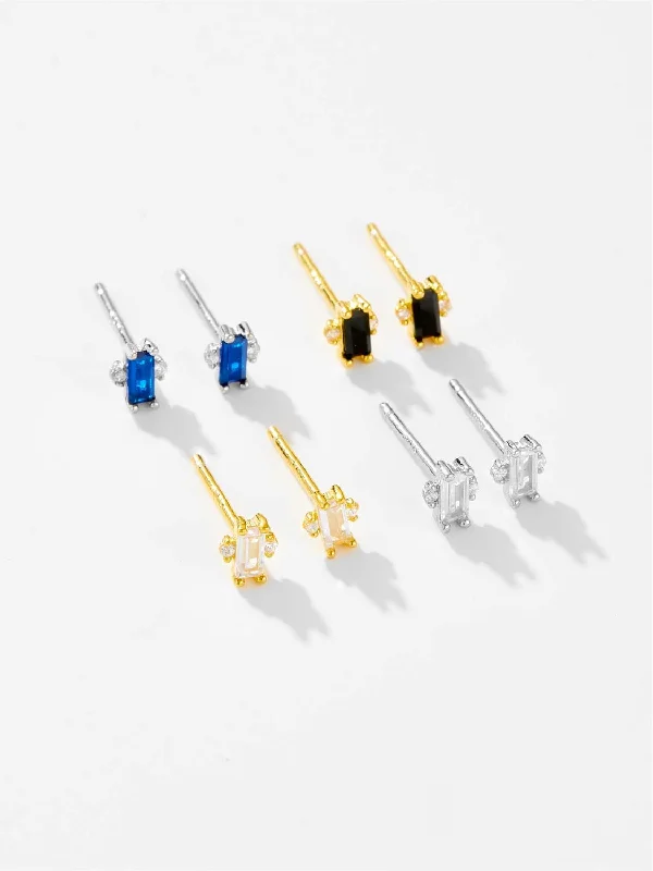 Handcrafted Jewelry Sale – Unique Designs At Low Prices HGA Sterling Silver Zircon Stud Earrings Handcrafted Jewelry Sale – Unique Designs At Low Prices HGA Sterling Silver Zircon Stud Earrings