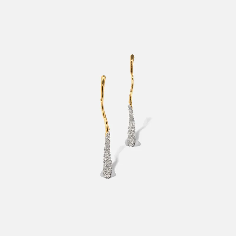 Fashion-Forward Jewelry At Incredible Prices Alexis Bittar Solanales Linear Earrings - Gold Fashion-Forward Jewelry At Incredible Prices Alexis Bittar Solanales Linear Earrings - Gold