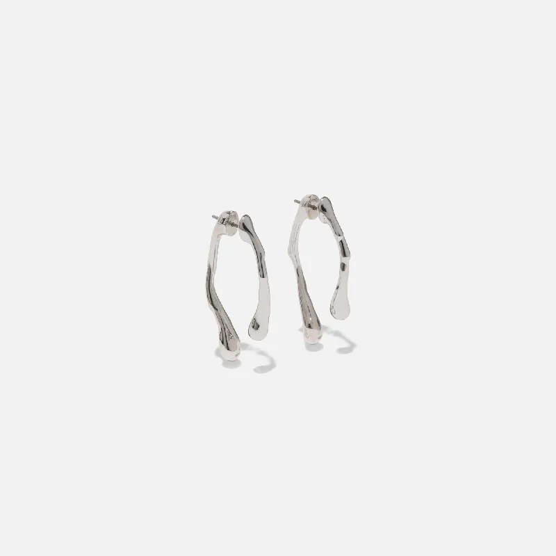 Timeless Elegance Now At Special Discounts Alexis Bittar Drippy Front Back Post Earrings - Silver Timeless Elegance Now At Special Discounts Alexis Bittar Drippy Front Back Post Earrings - Silver