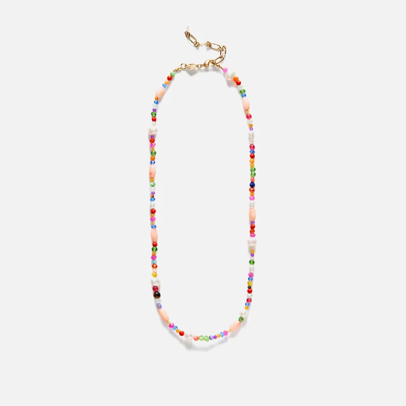 Anni Lu Glamstone Necklace - Rainbow Multi