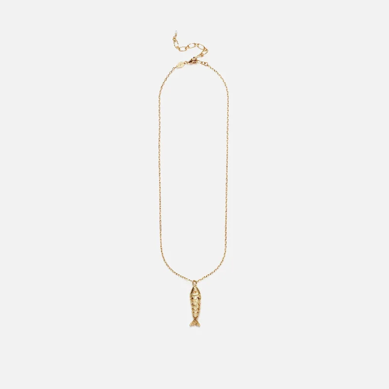 Flash Sale On Stunning Jewelry – Don't Miss Out Anni Lu Something Fishy Necklace - Gold