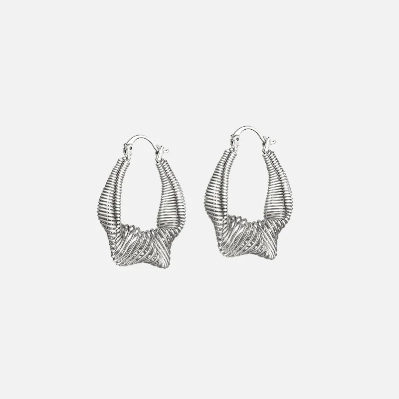 Best Jewelry Sale Prices – Limited-Time Offer ARSN Power Trip Earrings - Silver
