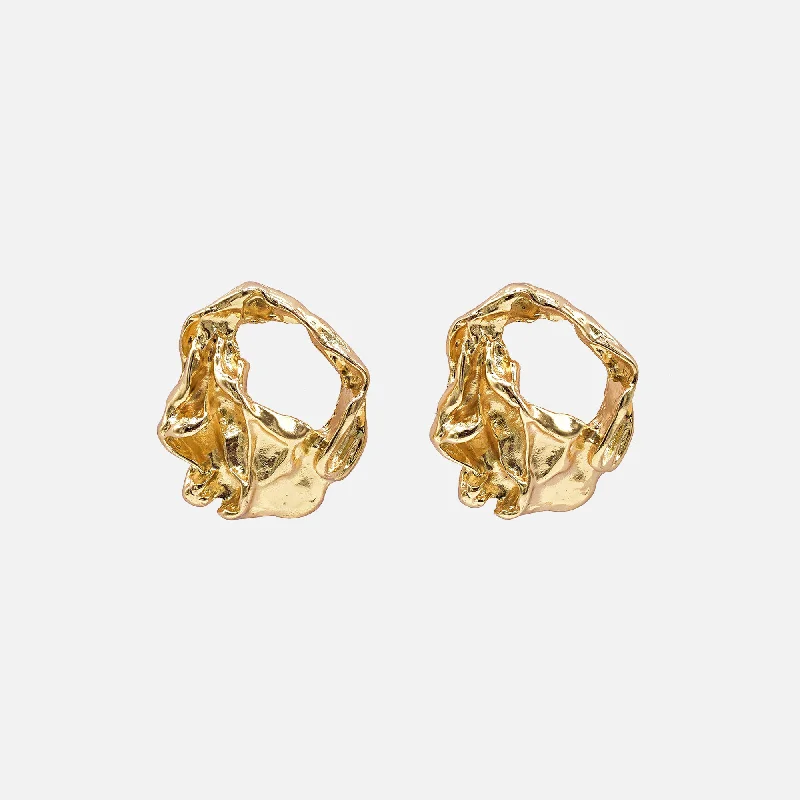 Jewelry Sale Bonanza – Grab Your Sparkle Now ARSN Climax Earrings - Gold