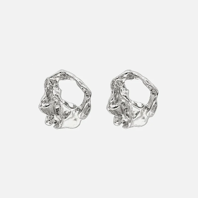Stunning Statement Jewelry, Unbeatable Discounts ARSN Climax Earrings - Silver