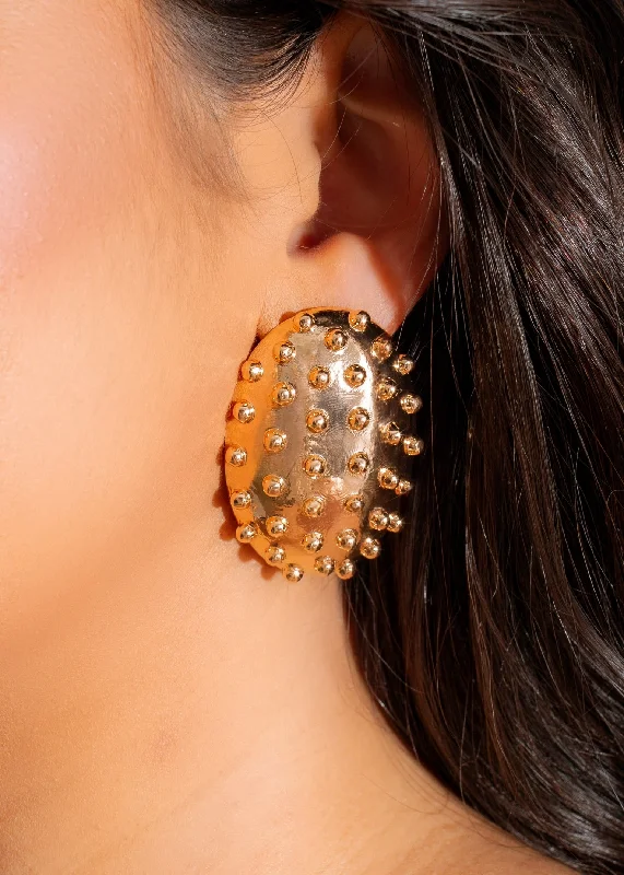 Bad Girls Earrings Gold