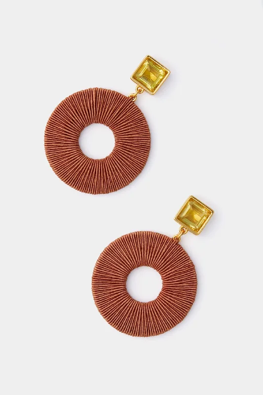 Shop Dazzling Rings, Earrings, And More At Special Discounts Brown Palmier Earrings