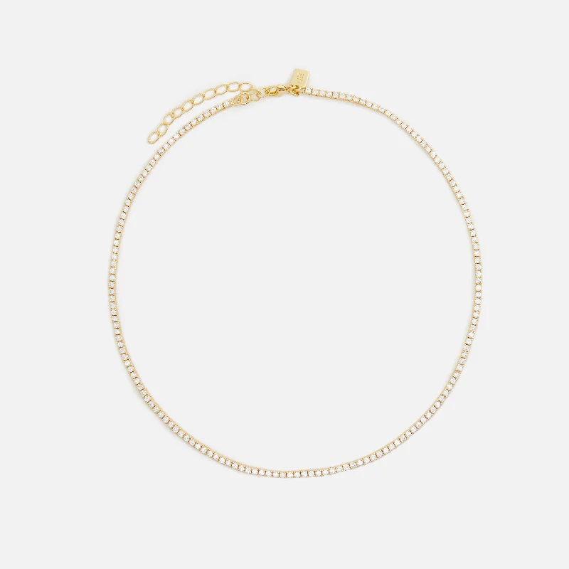 Crystal Haze Mini Serena Necklace - Clear