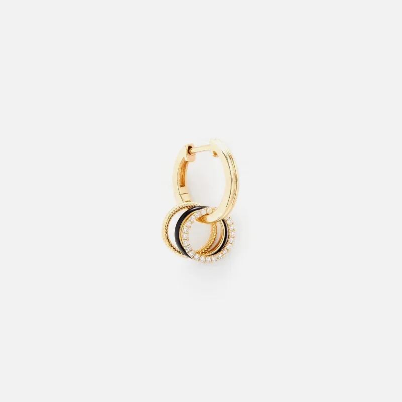 Trending Jewelry Styles Now At Limited-Time Discounts Yvonne Leon Double Creole Bouee Couleur PM Earring - Gold