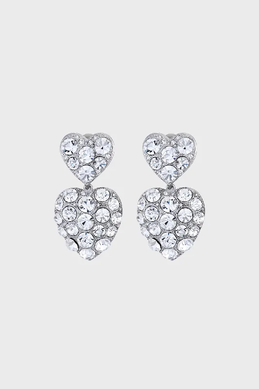 Affordable Luxury Jewelry For Every Occasion Crystal Disco Heart Drop Earrings