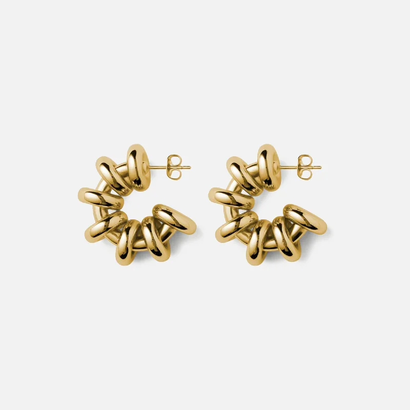 Modern Jewelry At Exclusive Discounts – Shop Today Eliou Biblo Earrings - Gold