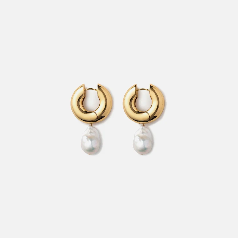 Affordable Luxury Jewelry – Style At A Great Price Eliou Perla Earrings - Gold
