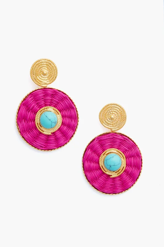 Unmissable Deals On Handmade Jewelry Collections Fuchsia Iraca Lucky Eye Earrings