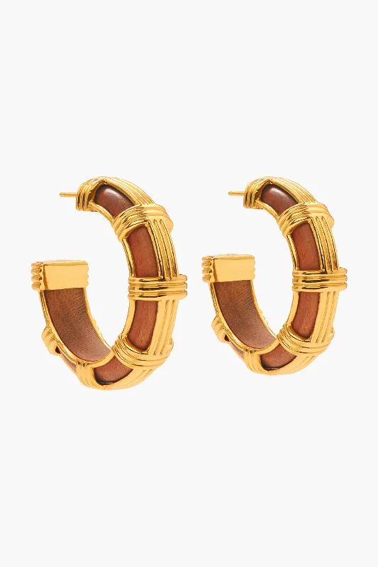 Accessorize For Less – Luxury Jewelry At Affordable Prices Gaia Cage Hoop Earrings