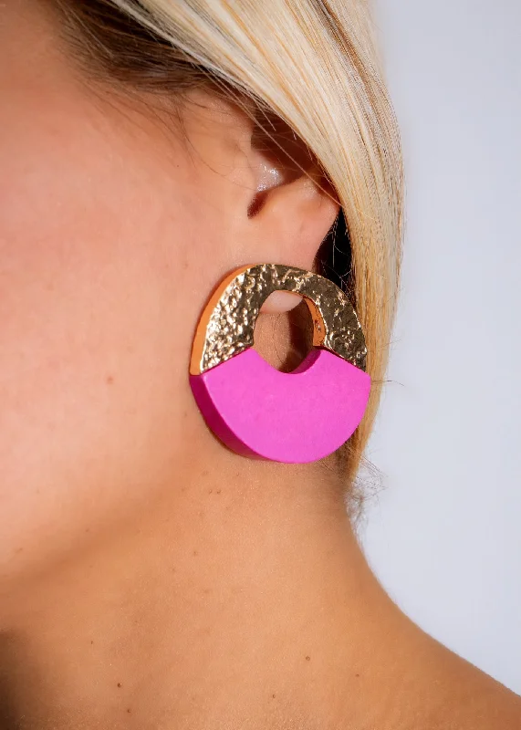 Get It Earring Pink