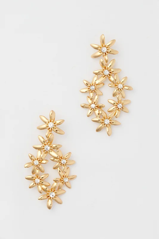 Trendy Minimalist Jewelry For Everyday Wear Gold Elena Lux Earrings