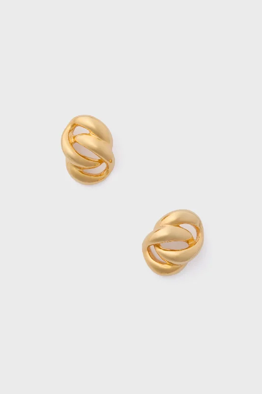 Timeless Elegance At Unbelievable Discounts Gold Lennox Earrings