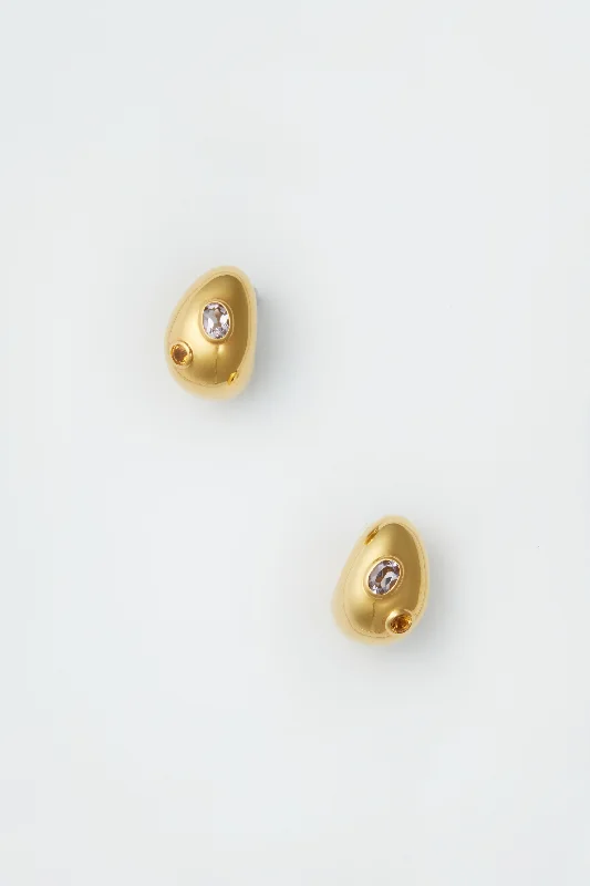 Elegant Jewelry At Unbeatable Prices – Shop Today Gold Mini Arp Earrings in Studded Gold