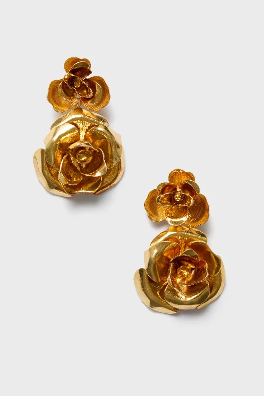 Modern Jewelry At Exclusive Discounts – Shop Today Gold Rosie Earrings