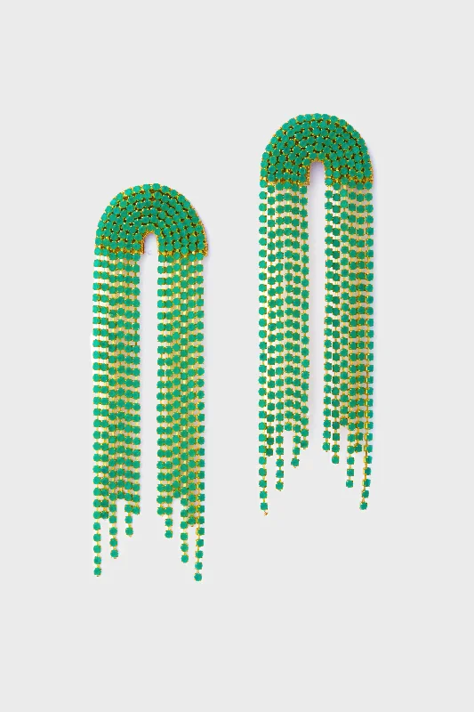 Classic And Modern Jewelry Styles On Sale Green Adina Earring