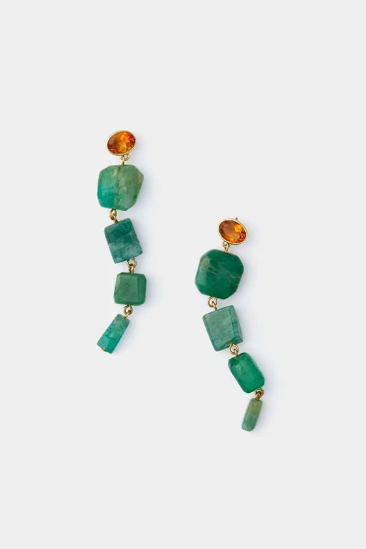 Personalized Jewelry At Special Discount Rates Green Maya Earrings