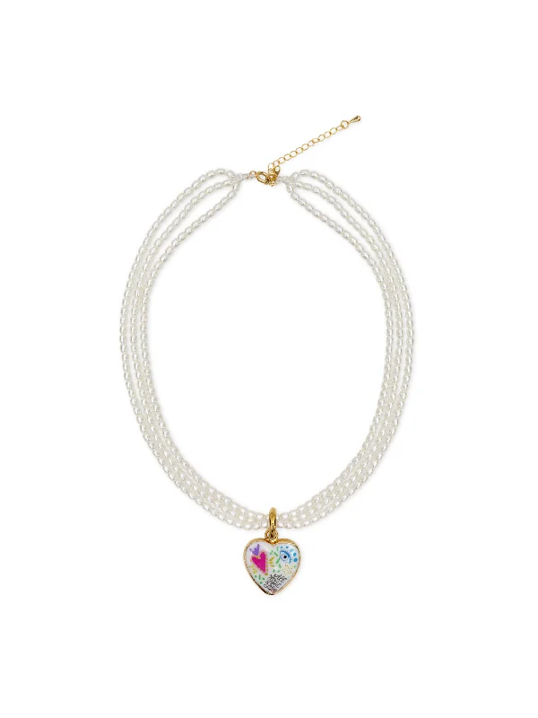 Heart Pearls Necklace