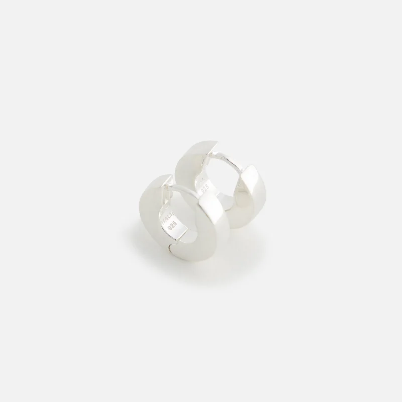 Discounted Jewelry For A Glamorous Look Hatton Labs Edge Hoop Earrings Sterling Silver - Silver Discounted Jewelry For A Glamorous Look Hatton Labs Edge Hoop Earrings Sterling Silver - Silver