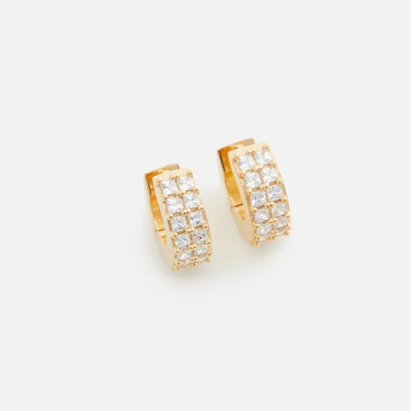Limited-Stock Jewelry Sale – Once It's Gone, It's Gone Hatton Labs Double Eternity Spike Hoop Earrings 18K Gold Plated - Gold Limited-Stock Jewelry Sale – Once It's Gone, It's Gone Hatton Labs Double Eternity Spike Hoop Earrings 18K Gold Plated - Gold
