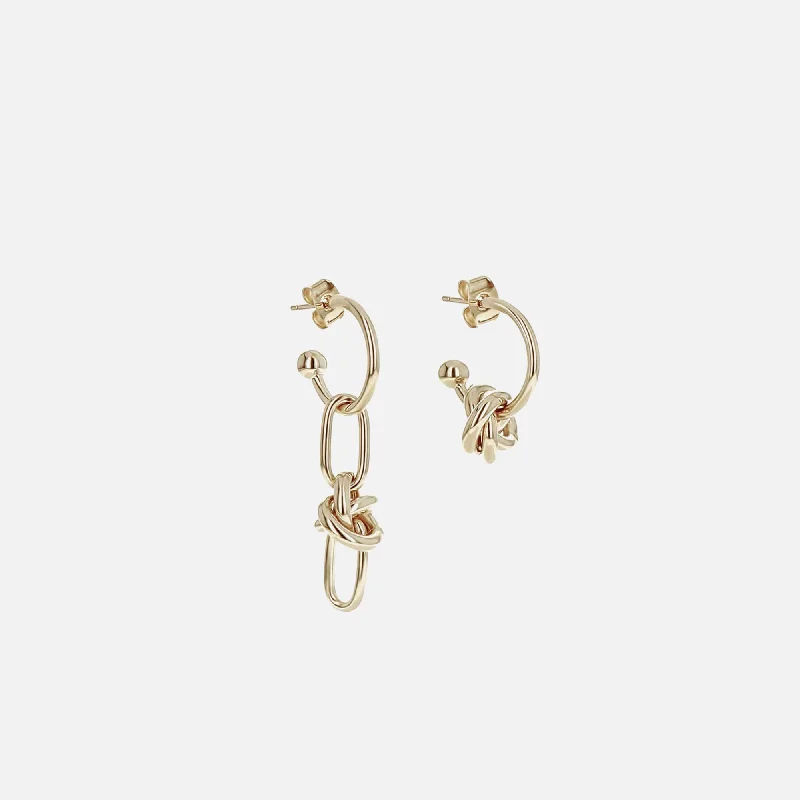 Unmissable Discounts On Timeless Jewelry Pieces Justine Clenquet Daria Earrings - Gold