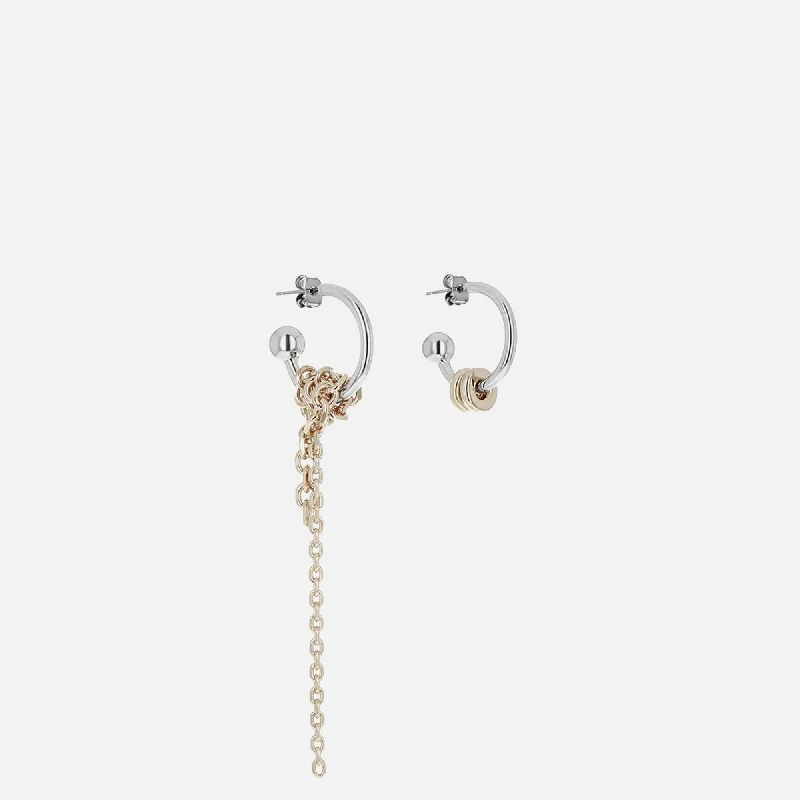 Special Deals On Handcrafted And Designer Jewelry Justine Clenquet Moore Earrings - Gold / Palladium
