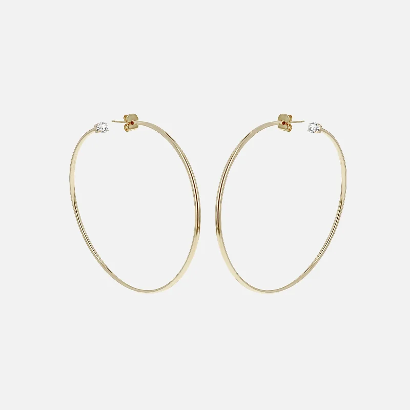 Premium Jewelry Now Available At Special Discounts Justine Clenquet Nancy Crystal Earrings - Gold Premium Jewelry Now Available At Special Discounts Justine Clenquet Nancy Crystal Earrings - Gold