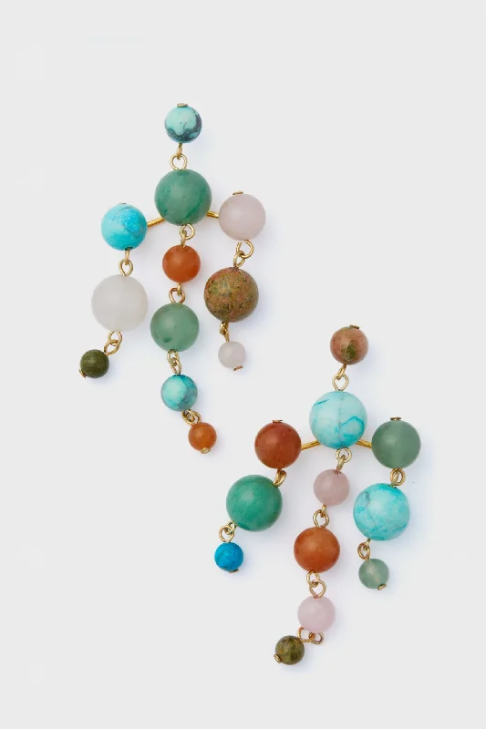 Shop Dazzling Jewelry At The Best Prices Jennifer Behr x Julia Berolzheimer Multi Marinda Chandelier Earrings