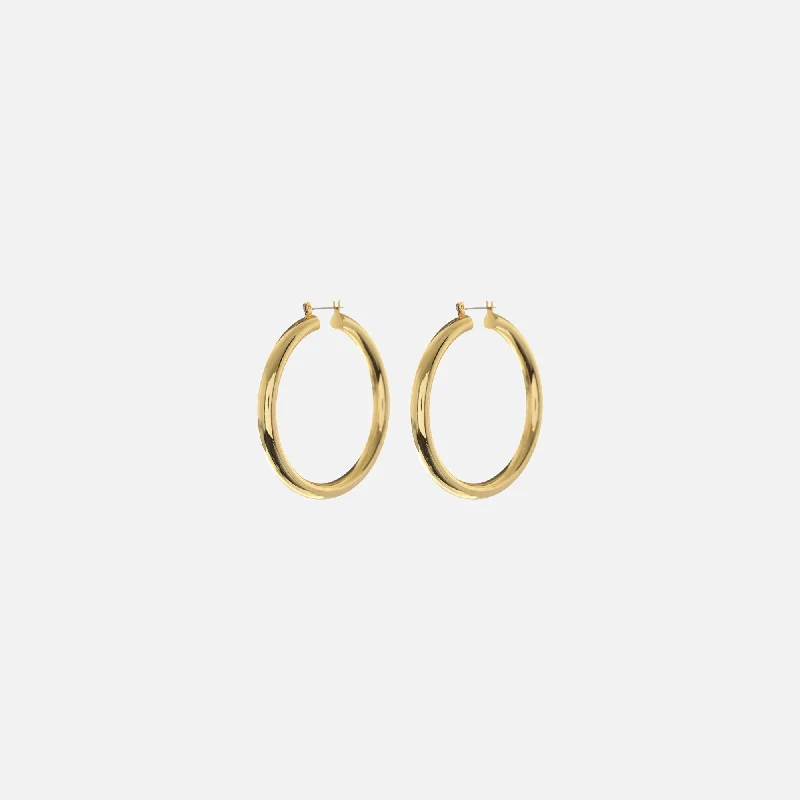 Limited-Time Jewelry Discounts – Shine Without The Splurge Luv AJ Amalfi Tube Hoop Earrings - Gold Limited-Time Jewelry Discounts – Shine Without The Splurge Luv AJ Amalfi Tube Hoop Earrings - Gold