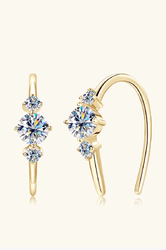 Elegant Jewelry, Exclusive Prices – Shop Now HGA Moissanite Sterling Silver Earrings