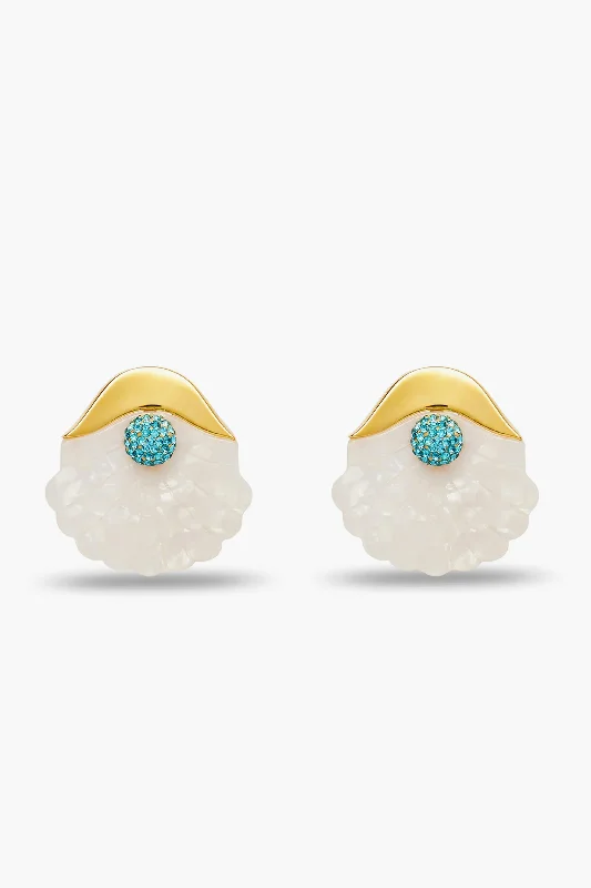 Bohemian-Inspired Jewelry For Free-Spirited Fashion Mother of Pearl Shellona Button Earrings Bohemian-Inspired Jewelry For Free-Spirited Fashion Mother of Pearl Shellona Button Earrings
