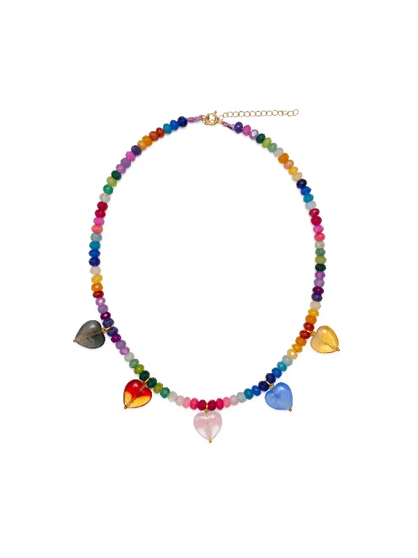 Multi Hearts Necklace