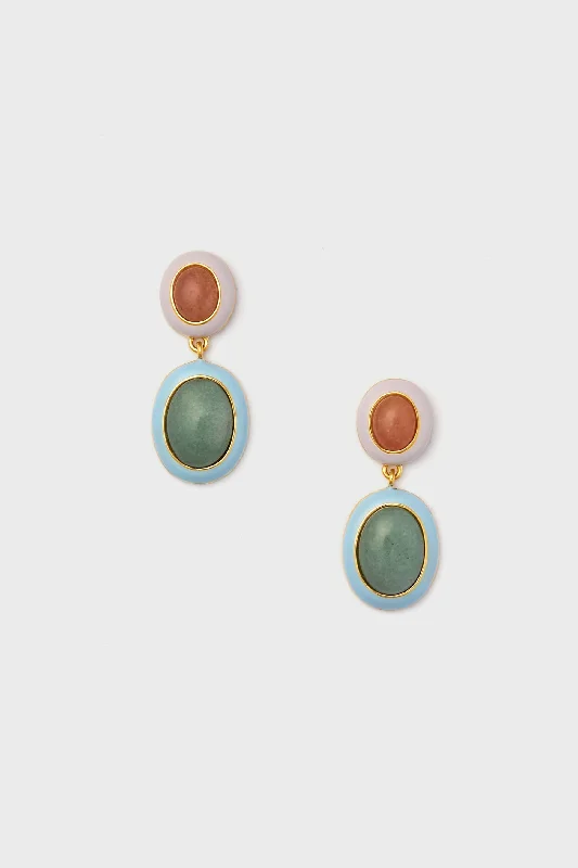 Luxury Handcrafted Jewelry For Elegant Looks Multi Papaya Earrings