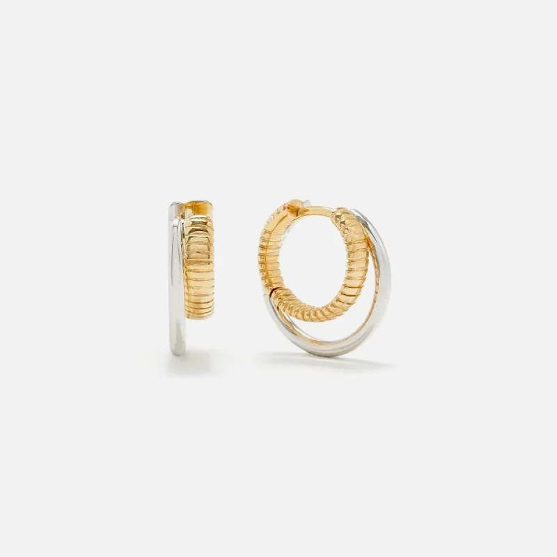 Holiday Jewelry Sale – Perfect Gifts At The Best Prices Yvonne Leon Two Tone Mini Hoop Earrings - Gold / Silver Holiday Jewelry Sale – Perfect Gifts At The Best Prices Yvonne Leon Two Tone Mini Hoop Earrings - Gold / Silver
