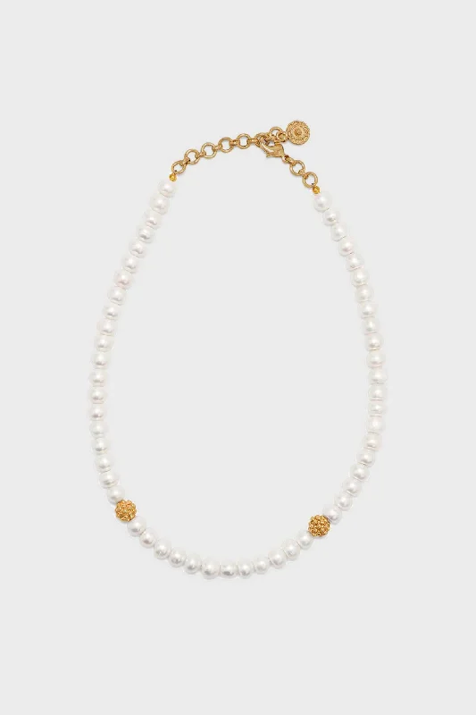 Pearl Berry Single Strand Necklace