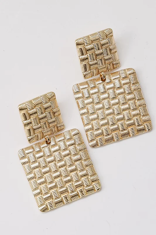 FINAL SALE - Sam Gold Statement Earrings