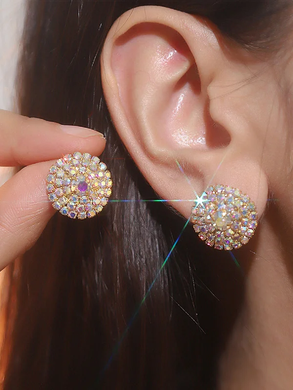 Simple Sparkly Rhinestone Earrings