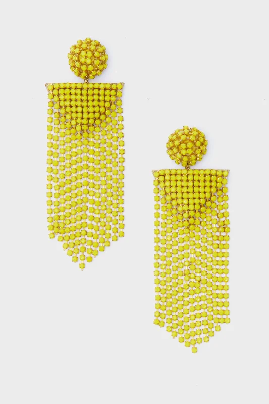 Grab Your Favorite Jewelry At The Lowest Prices Yellow Fanning Earrings