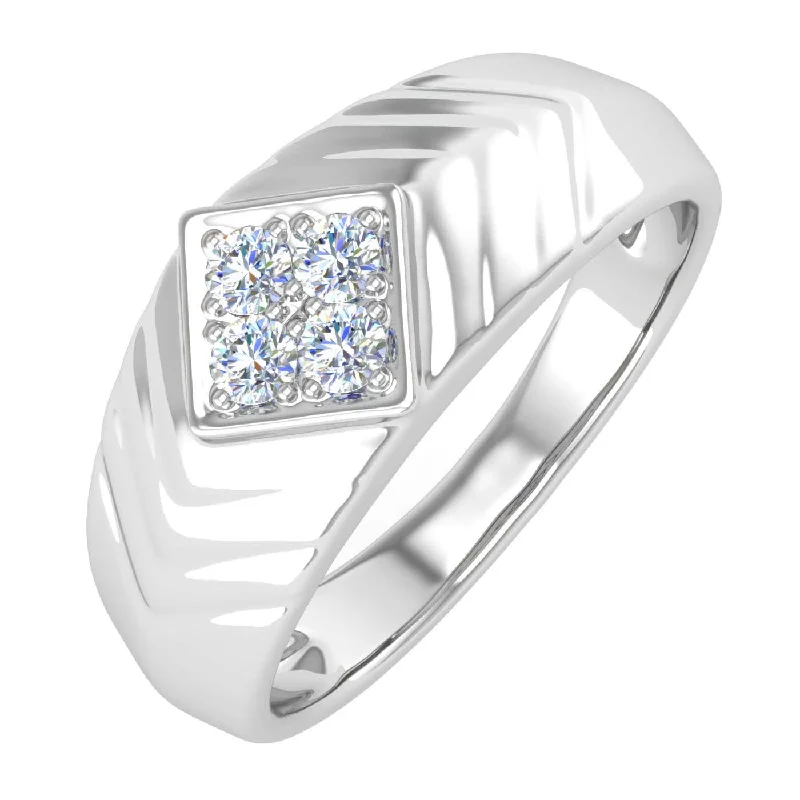 Breathtaking Jewelry, Breathtaking Prices 0.15 Carat Men's Diamond Wedding Band Ring in Gold Breathtaking Jewelry, Breathtaking Prices 0.15 Carat Men's Diamond Wedding Band Ring in Gold