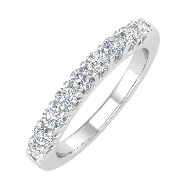Chic And Stylish Jewelry At Exclusive Prices 1/2 Carat Natural Diamond Wedding Band Ring in Gold Chic And Stylish Jewelry At Exclusive Prices 1/2 Carat Natural Diamond Wedding Band Ring in Gold