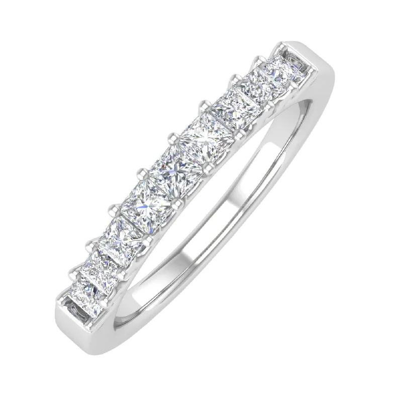 Special Jewelry Deals – Upgrade Your Collection 1/2 Carat Princess Cut Diamond Wedding Band Ring in Gold Special Jewelry Deals – Upgrade Your Collection 1/2 Carat Princess Cut Diamond Wedding Band Ring in Gold